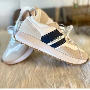NAUTICA  Men's shoes off white and blue size 10